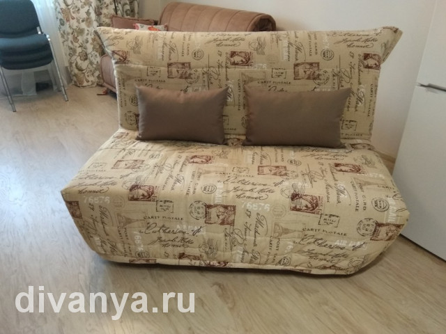 Мягкий диван клик-кляк Бриз Аккордеон 140 Аирмэйл. Цена от 15500 ₽