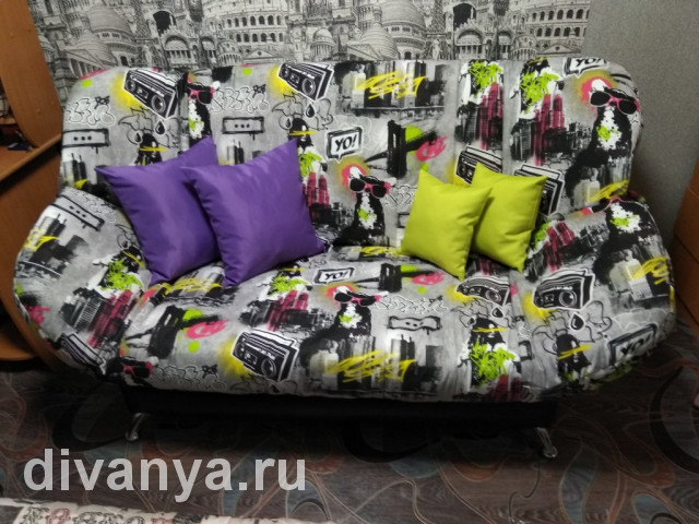 Мягкий диван клик-кляк Бриз Догги. Цена от 15500 ₽