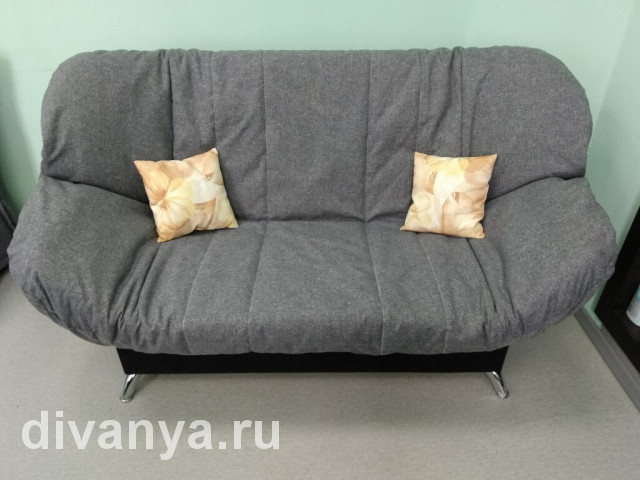 Мягкий диван клик-кляк Бриз Рогожка Серая. Цена от 15000 ₽